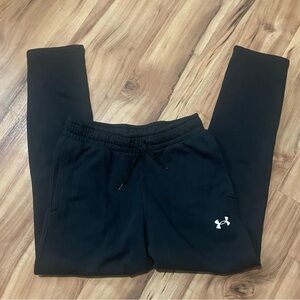 Under Armour Black Straight Leg Joggers Sz Med